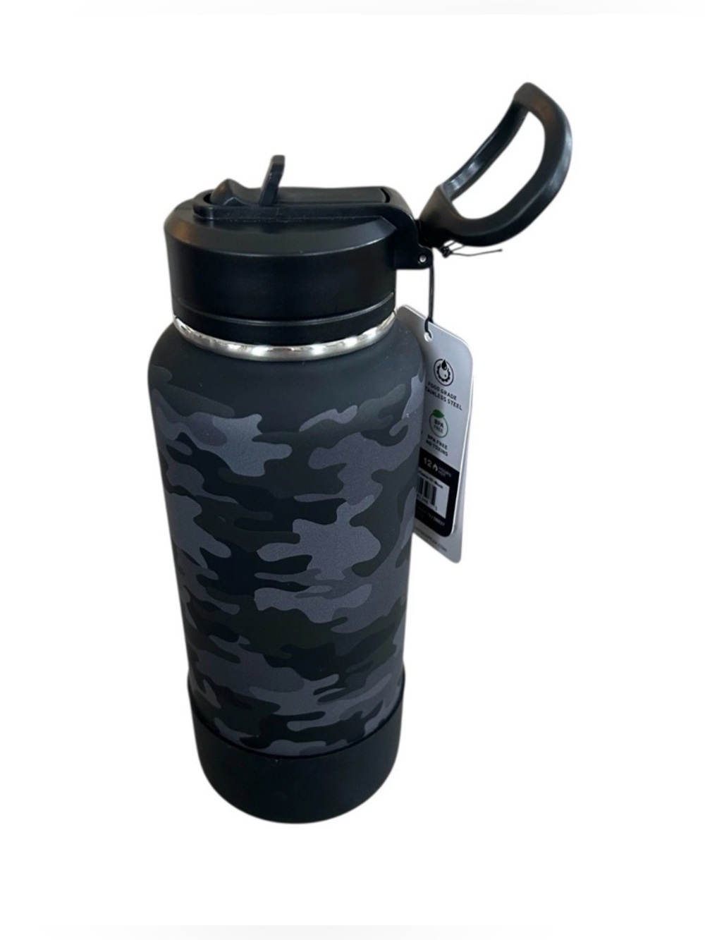 HYDRAPEAK Artisan Collection Black Camo 32oz Tumbler Bottle Stainless Steel NEW - Picture 2 of 7